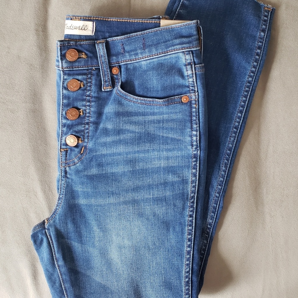 NWT Madewell sz 26 10" High Rise Skinny Crop Jean